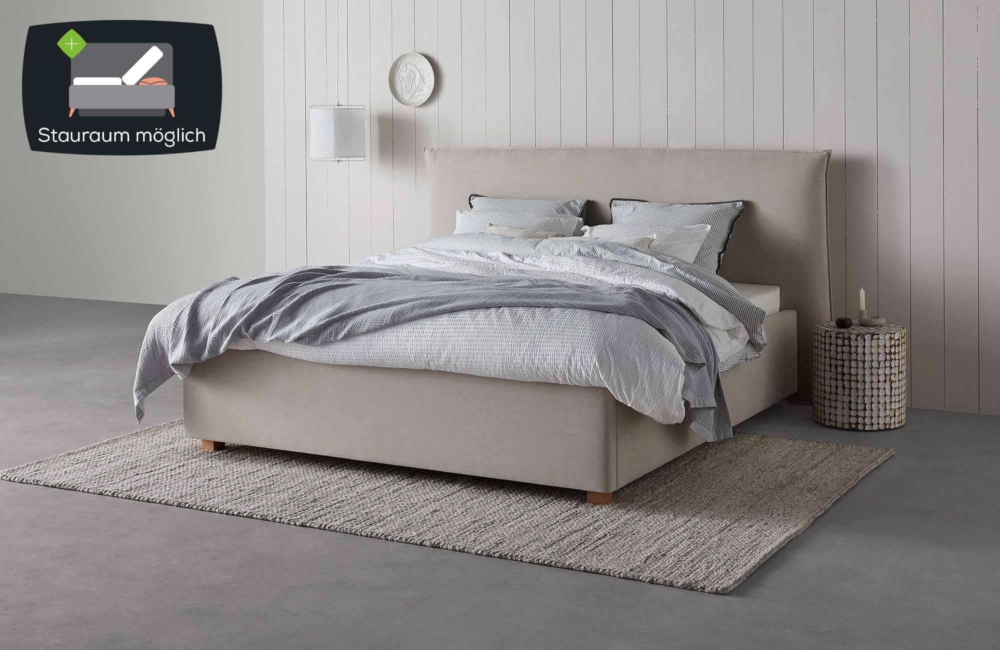 Polsterbett Capella Celia - schnell lieferbar