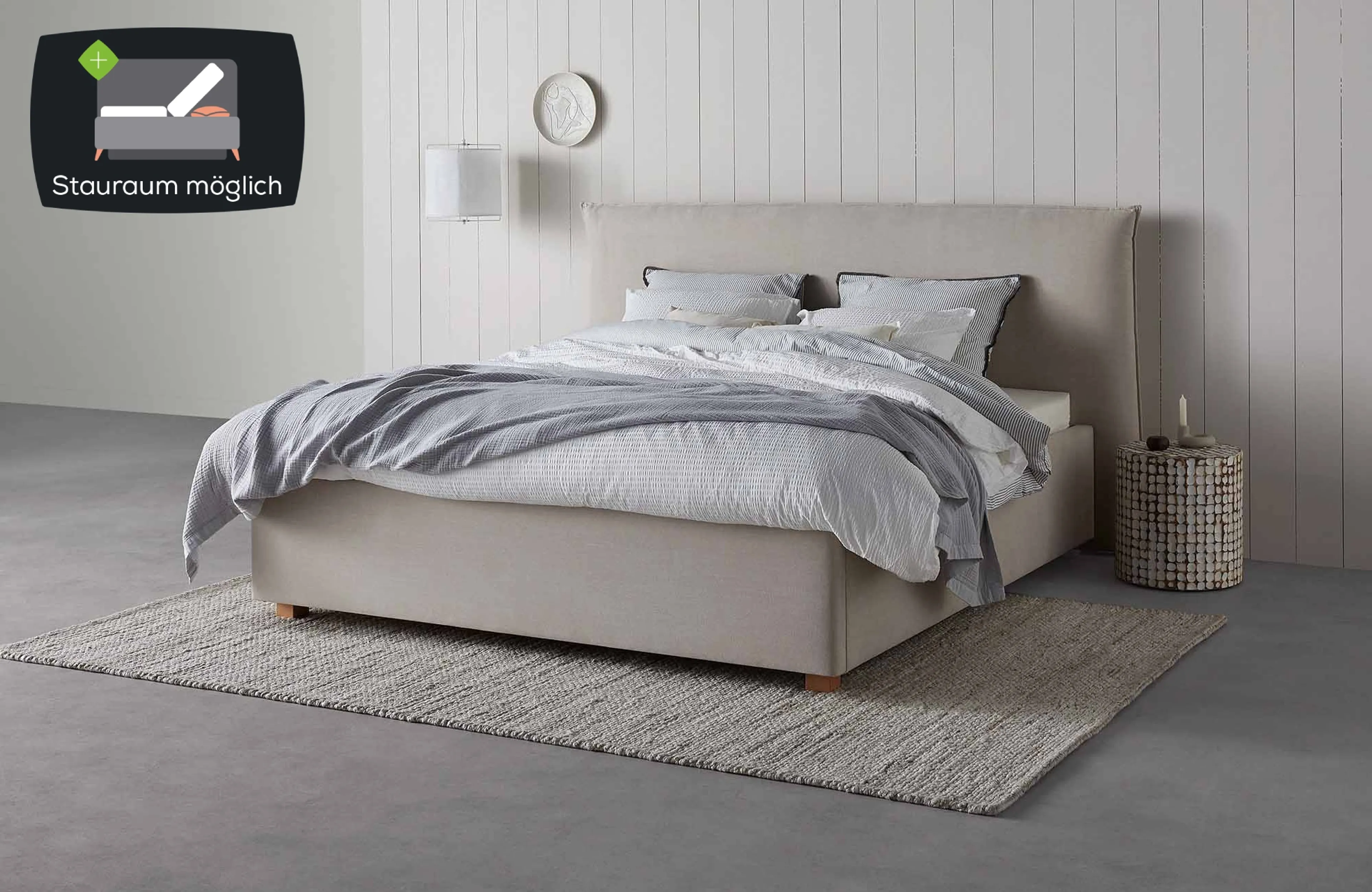 Polsterbett Capella Celia - schnell lieferbar