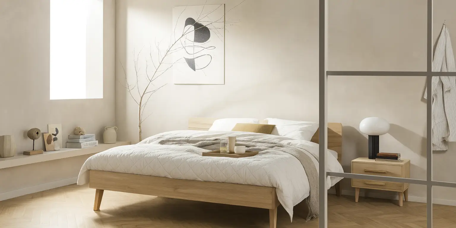 Skandinavisches Bett