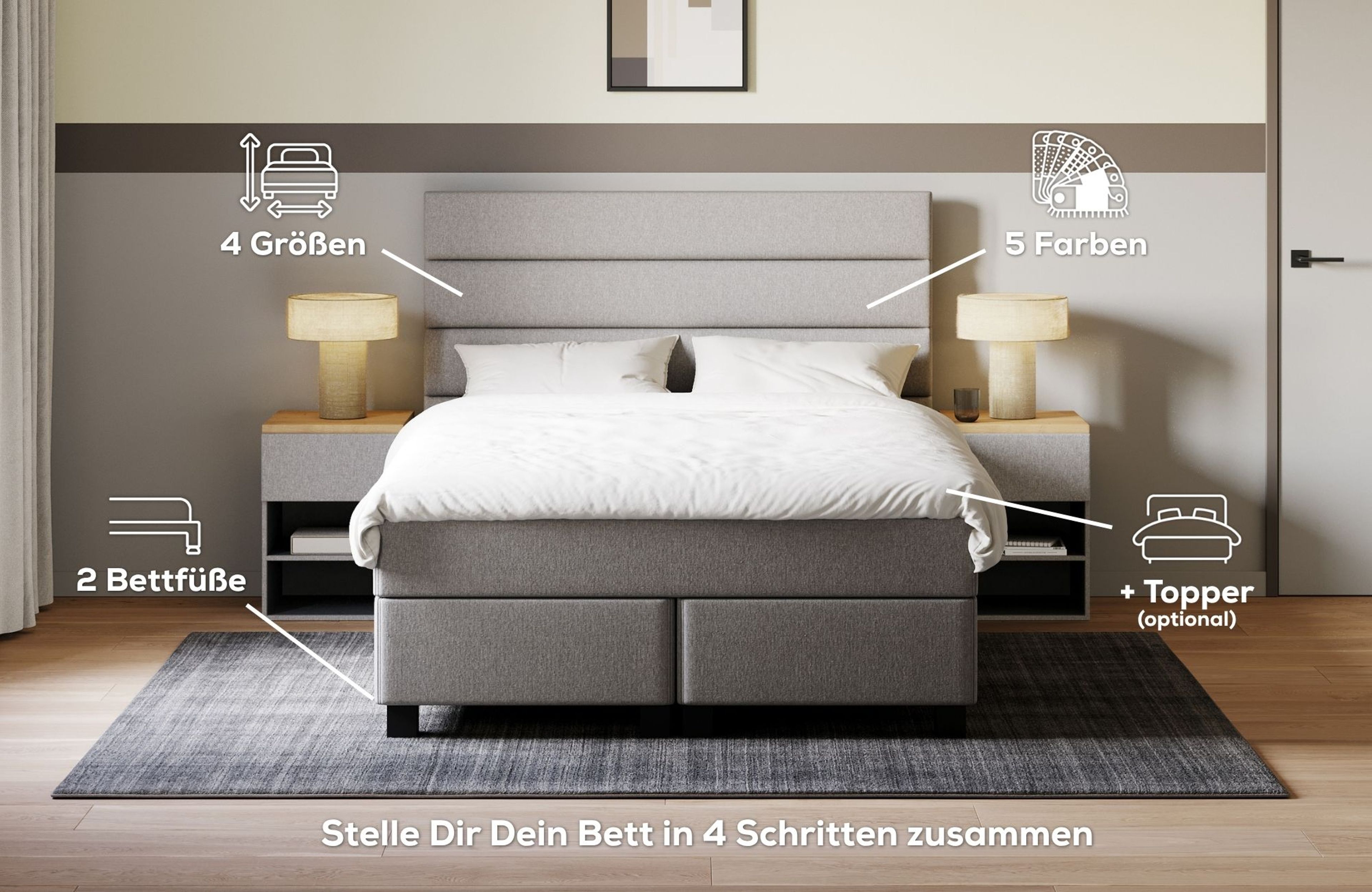 In 4 Schritten zu Deinem neuen Bett