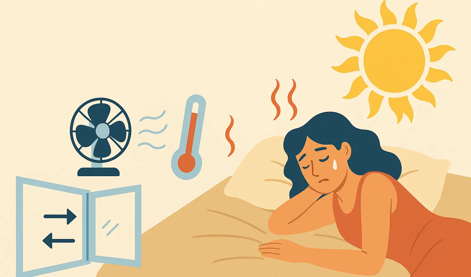 Schlafen bei Hitze – Die besten Empfehlungen bei Sommerhitze