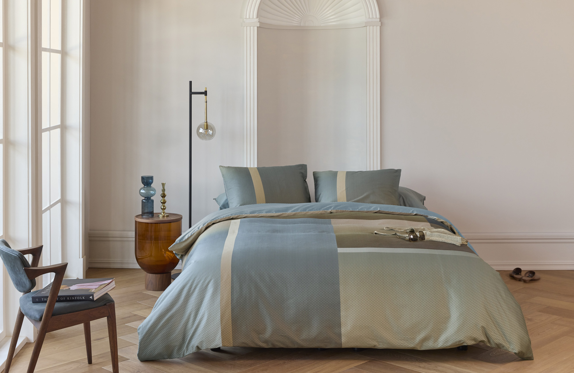 Kardol von Beddinghouse Sloane Square Bettwäsche Blau Grau
