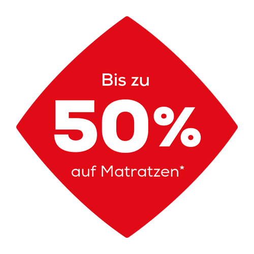 Bis zu 50% auf Matratzen 