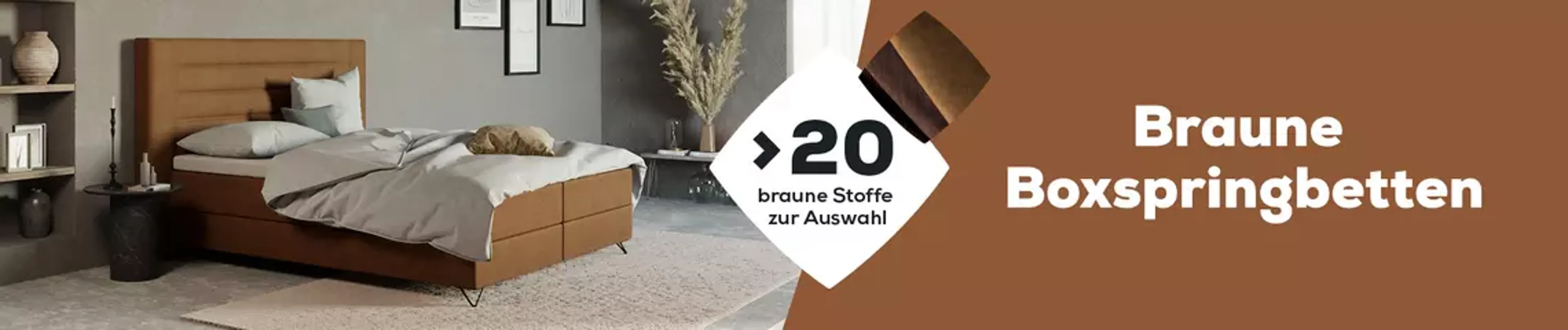 Braune Boxspringbetten