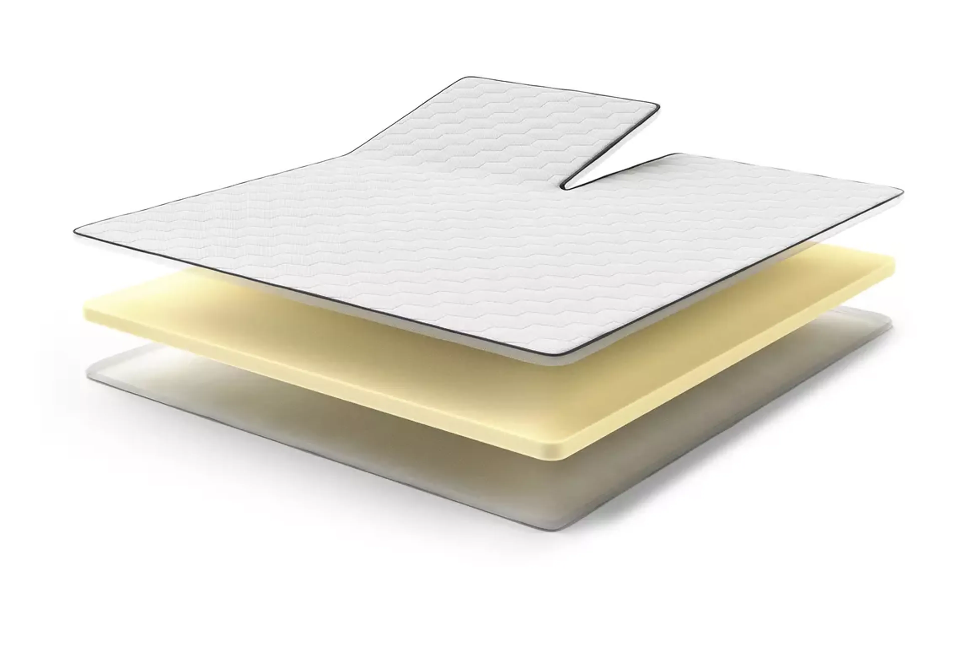 Sehr elastischer, atmungsaktiver Kern